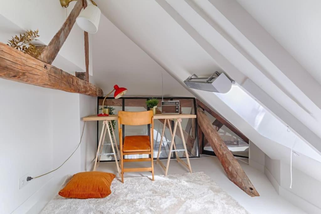 Ferienwohnung Mykeypers - Fantastic Designed Parisan Loft 2Br/6P- Le Marais Exterior foto