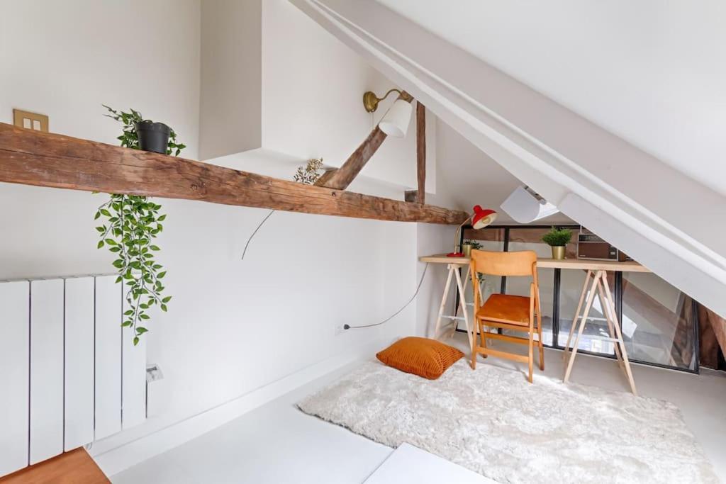 Ferienwohnung Mykeypers - Fantastic Designed Parisan Loft 2Br/6P- Le Marais Exterior foto